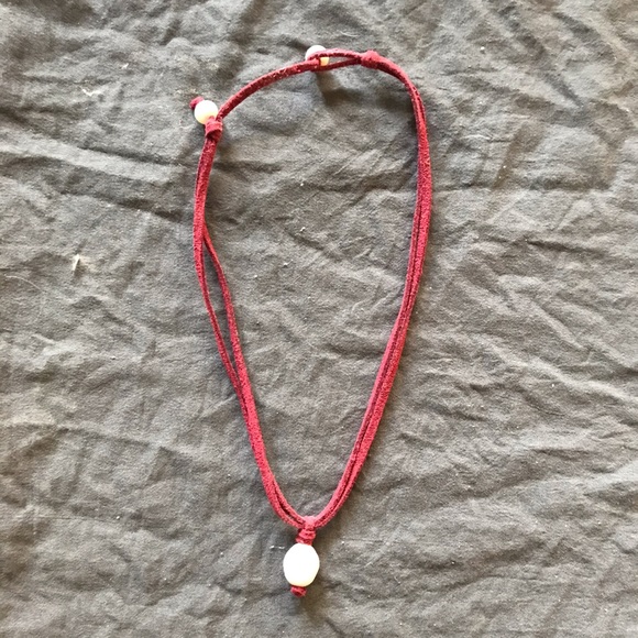 Leather choker necklace - Picture 1 of 1